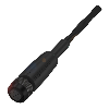 M12A Fem Droit 5p; Câble FEP 4x0,34 Noir 5m (250V)