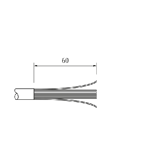 M12A Fem Droit 8p; Câble PUR Blindé 8x0.25 Noir Cpc 2m-Lire la description