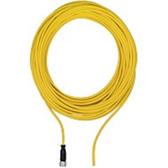 M12A Fem Droit 12p; Câble PUR Jaune Cpc 20m-Lire la description