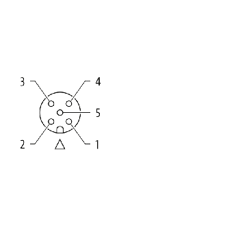 M12A Fem Droit 5p; Câble PUR Blindé 5x0.34 Noir Cpc Robot 20m-Lire la description