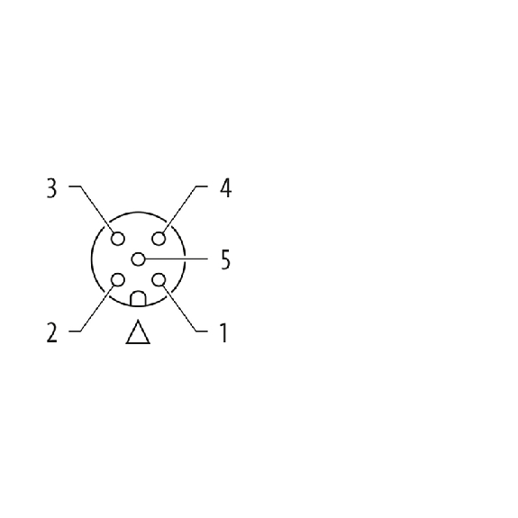 M12A Fem Droit 5p; Câble PUR Blindé 5x0.34 Noir Cpc Robot 20m-Lire la description