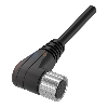 M23 Fem Coudé 12p anti-horaire; Câble PUR 11x(0.50+1.0) Noir Cpc 2m