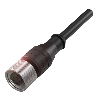 M12C Fem Droit 5p; Câble PUR 5x0.50 Noir 5m (240V)