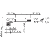 M08A Fem Coudé 4p; Câble PUR 4x0.25 Noir Cpc 2m