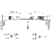 M08A Fem Droit 4p/M08A Mâle Droit 3p; PUR 4x0.25 Noir Cpc 2m
