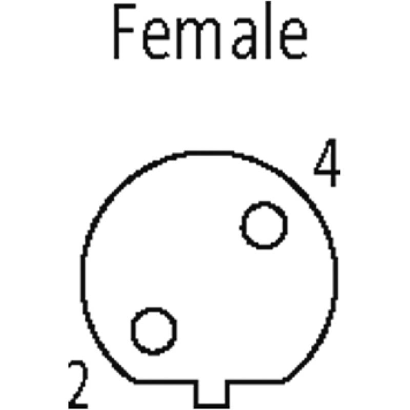 M12B Fem Droit 2p; PUR UL/CSA Blindé 1x2x0,64 Violet Cpc 1m Profibus M12B Fem Droit 2p; PUR UL/CSA Blindé 1x2x0,64 Violet Cpc 1m Profibus-Lire la description
