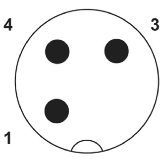 M12A Fem Droit 3p/M12A Male Droit 3p; PUR Gris-Noir Cpc 0.6m-Lire la description