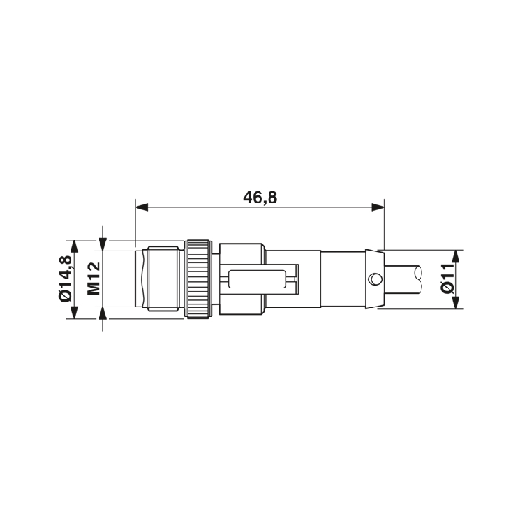 M12A Fem Droit 3p/M12A Male Droit 3p; PUR Gris-Noir Cpc 0.6m M12A Fem Droit 3p/M12A Male Droit 3p; PUR Gris-Noir Cpc 0.6m-Lire la description