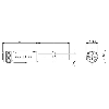 M12A Fem Droit 5p; Câble PVC Blindé 4x0.34 Gris Cpc 5m