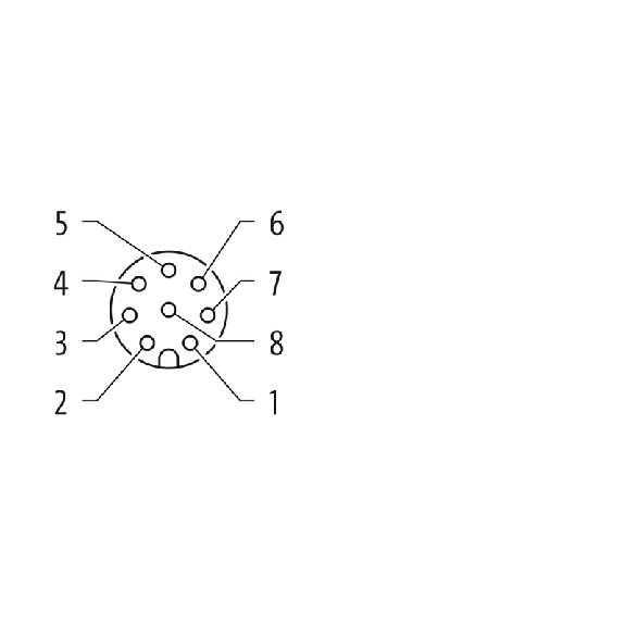 M12A Fem Droit 8p; Câble PUR Blindé 8x0.25 Noir Cpc 5m M12A Fem Droit 8p; Câble PUR Blindé 8x0.25 Noir Cpc 5m-Lire la description