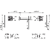 M12A Fem Droit 4p/M12A Mâle Droit 4p; Câble PUR 4x0.34 Noir Cpc 2m
