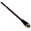 M08A Fem Droit 3p; Câble PUR Noir 20m