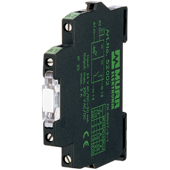 Module-optocoupleur, 24VAC/DC, transistor 10A, 10...53VDC, 0...5VDC-Lire la description