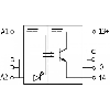 Module-optocoupleur, 24VDC, transistor 2A, 10-48VDC, 0-5VDC