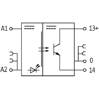 Module-optocoupleur, 24VDC, transistor 2A, 10-48VDC, 0-5VDC-Lire la description