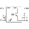 Module-optocoupleur, 24VDC, transistor 2A, 10-48VDC, 0-5VDC