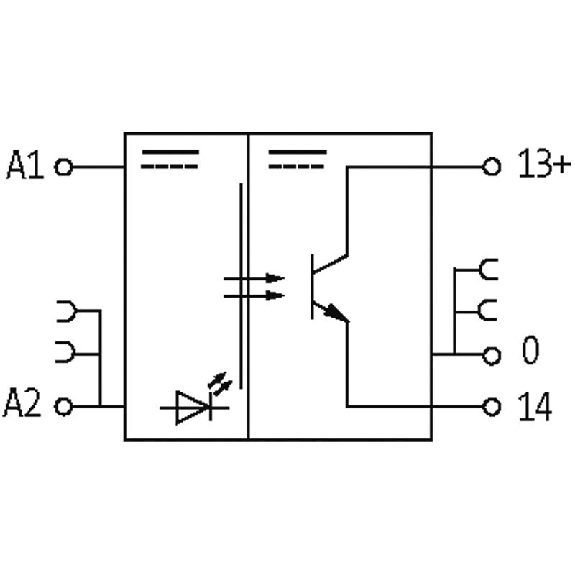 Module-optocoupleur, 24VDC, transistor 2A, 10-48VDC, 0-5VDC-Lire la description