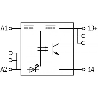 Module-optocoupleur, 24VDC, transistor 6A, 10-53VDC, 0-5VDC-Lire la description