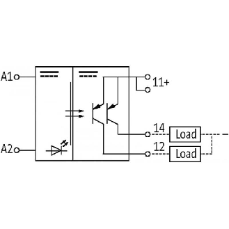 Module-optocoupleur, 24VDC, transistor 1A, 10-53VDC, 0-6VDC-Lire la description