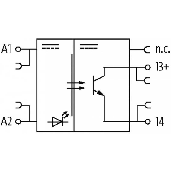 Optocoupleur MIRO 6,2 débrochable seul 24VDC/24VDC - 6A-Lire la description