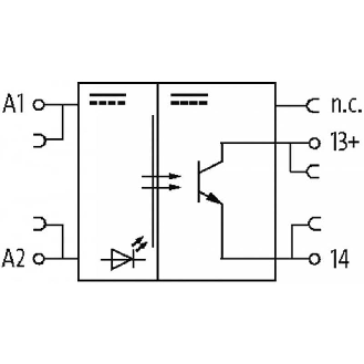 Optocoupleur MIRO 6,2 débrochable seul 24VDC/24VDC - 6A-Lire la description