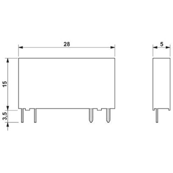 Optocoupleur 1 contact NO, E : 24 V DC, S : 3 ... 33 V DC/3 A-Lire la description