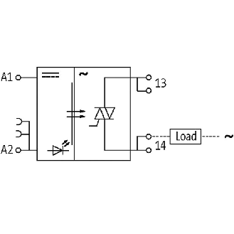 Module-optocoupleur, 24VDC, triac, 10-35VDC, 0-3VDC-Lire la description
