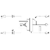 Optocoupleur d'entrée Entrée 24VDC / Sortie 4-30VDC/50 mA / 100KHZ