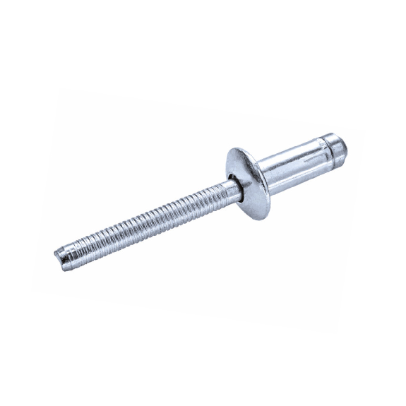 Rivets haute résistance H-LOCK tête plate clou cannelé  ST/ST - Tête plate - 6,4x9 mm 250 Pièces-Leggi tutto