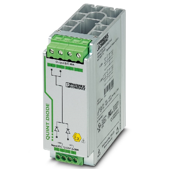 Module redondance diode - Entrée 12/24VDC - Sortie 2x20A / 1x40A-Lire la description
