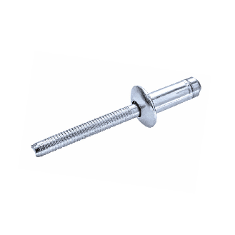 Rivets haute résistance H-LOCK tête plate clou cannelé  ST/ST - Tête plate - 6,4x9 mm 250 Pièces-Lire la description