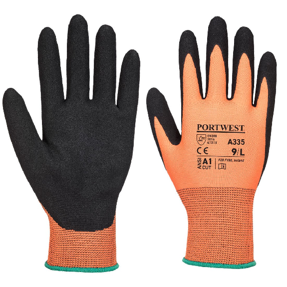 Portwest - Gants dermi-Grip NPR15 en nitrile sablé Portwest - Gants dermi-Grip NPR15 en nitrile sablé-Lire la description