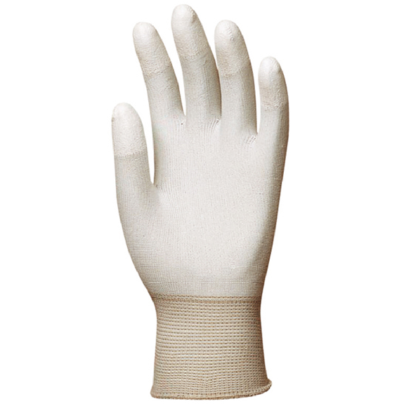 Coverguard - Gant de protection blanc manutention en polyester enduit PU EUROLITE 6160 (Pack de 10)-Lire la description