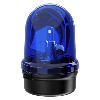 Gyrophare LED 24VAC/DC BLEU IP65 Ø98mm NOIR