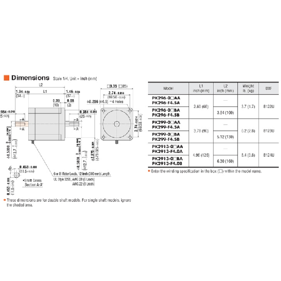 Moteur pas à pas 2 phases 80W, 6.2Nm-Lire la description