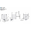 Moteur Brushless DC 300W, 0.955 Nm, Bride 90mm, Axe 14mm