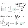 Moteur assynchrone réversible 25 W, 1ph 220/230VAC, bride 80 mm