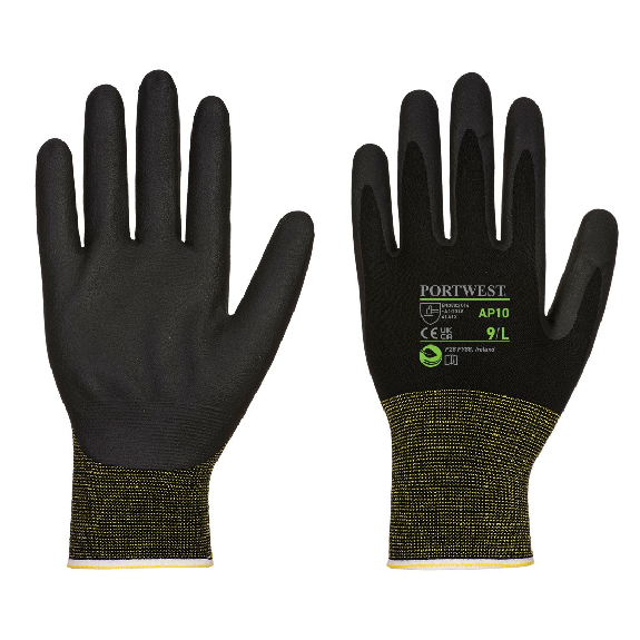 Portwest - Gants en tissu de Bambou et mousse de Nitrile (Pack de 12)-Lire la description