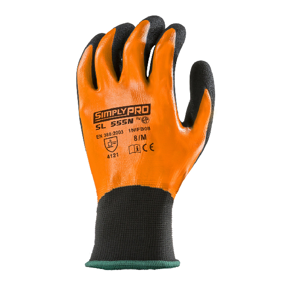 Coverguard - Gant de protection manutention orange noir EUROLITE SL555N (Pack de 10) Coverguard - Gant de protection manutention orange noir EUROLITE SL555N (Pack de 10)-Lire la description