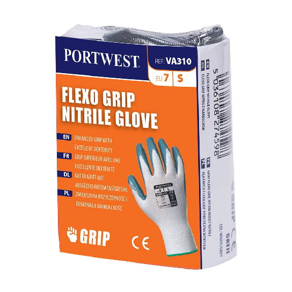 Portwest - Gant Vending Flexo Grip Nitrile - VA310-Lire la description