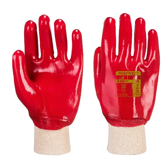 Portwest - Gant PVC poignet Tricot - A400 Portwest - Gant PVC poignet Tricot - A400-Lire la description