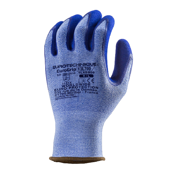 Coverguard - Gant de protection manutention bleu EUROLITE 13L700 (Pack de 10) Coverguard - Gant de protection manutention bleu EUROLITE 13L700 (Pack de 10)-Lire la description