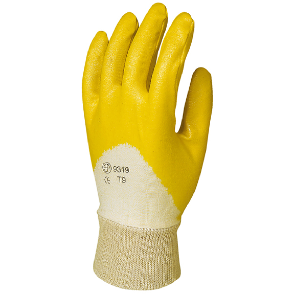 Coverguard - Gant de protection jaune manutention enduit nitrile et tricot élastiqué EUROSTRONG 9320 (Pack de 10) Coverguard - Gant de protection jaune manutention enduit nitrile et tricot élastiqué EUROSTRONG 9320 (Pack de 10)-Lire la description