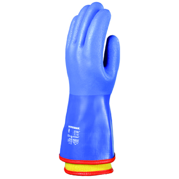 Coverguard - Gant de protection chimique et thermique bleu en PVC EUROWINTER 3790 (Pack de 10)-Leggi tutto