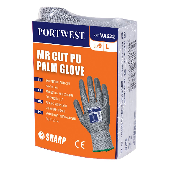 Portwest - Gant Vending MR anti-coupure enduit PU - VA622 Portwest - Gant Vending MR anti-coupure enduit PU - VA622-Lire la description