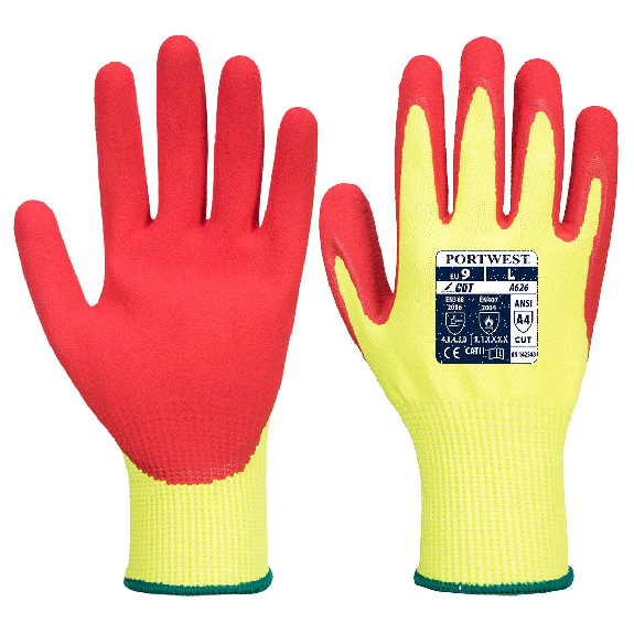 Portwest - Gant Vis-Tex anti-coupure HR - Nitrile - A626-Lire la description