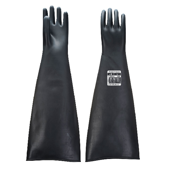 Portwest - Gant Caoutchouc Latex lourd 60cm - A803 Portwest - Gant Caoutchouc Latex lourd 60cm - A803-Lire la description