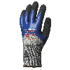 Coverguard - Gant anti-coupure noir bleu HPPE enduit nitrile EUROCUT N505 (Pack de 5)