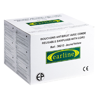 Coverguard - Bouchon anti-bruit réutilisable avec corde (Pack de 50)-Lire la description