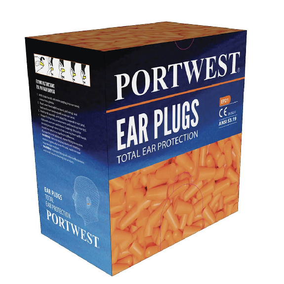 Portwest - Recharge pour distributeur de bouchons mousse (500 paires) - EP21 Portwest - Recharge pour distributeur de bouchons mousse (500 paires) - EP21-Lire la description